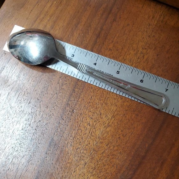 International Roxbury Place Oval Soup Spoon stainless steel 7” replacement - Picture 11 of 11